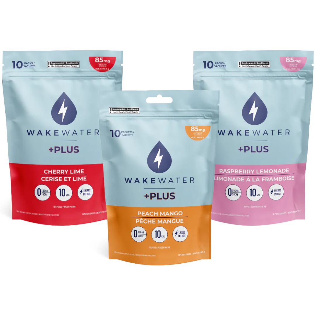 WakeWater +PLUS Mix & Match Bundle (3 Pouches)